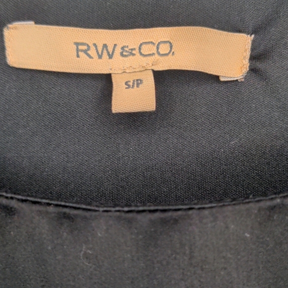 Black Stretch Waist Midi Dress - RW& CO - Picture 6 of 6